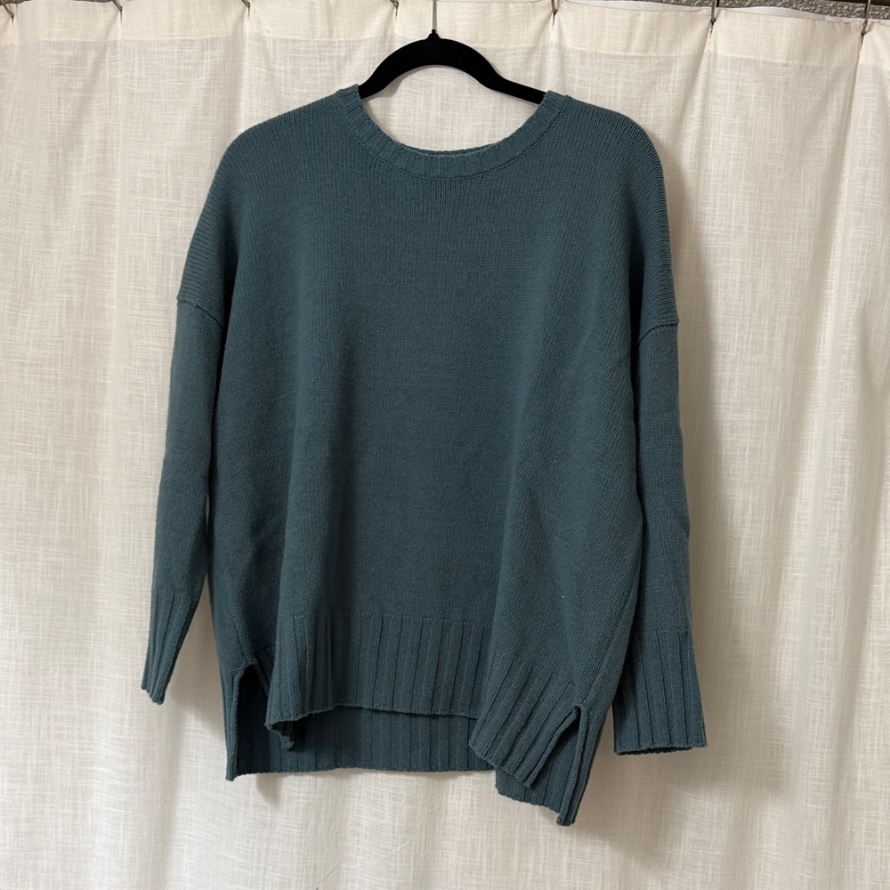 Base Milano - Women's Teal Sweater - 42(med)